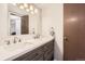 Bathroom with double vanity and updated countertop at 7395 E Eastman Ave # 210L, Denver, CO 80231