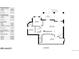 Basement floor plan with Gathering area, bedroom and bathroom at 9111 E Star Hill Trl, Lone Tree, CO 80124