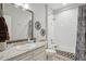 Clean bathroom with bathtub, shower, and modern fixtures at 25851 E Clifton Pl, Aurora, CO 80016