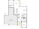 Open floor plan with kitchen, great room, and 3-bay tandem garage at 3452 N Gold Bug Ct, Aurora, CO 80019