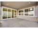 Covered patio with stone accents and views of the surrounding landscape at 3452 N Gold Bug Ct, Aurora, CO 80019