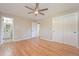 Bedroom with hardwood floors, double closets and ensuite bathroom at 2866 E Euclid Pl, Centennial, CO 80121
