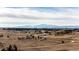 Expansive aerial view of the property and surrounding mountain landscape at 1042 Buttercup Rd, Elizabeth, CO 80107