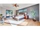 Spacious main bedroom with private balcony access at 2479 Alkire St, Golden, CO 80401