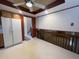 Kitchen with a breakfast bar and access to upper level at 11132 E Harvard Dr, Aurora, CO 80014