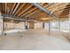 Unfinished basement offering high ceilings and lots of potential at 3813 Freestone Pt, Castle Rock, CO 80108