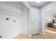 Functional laundry closet with washer/dryer hookups and extra storage at 10805 Twenty Mile Rd # 307, Parker, CO 80134