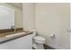 Clean and modern bathroom with updated vanity and fixtures at 163 S Harrison St, Denver, CO 80209