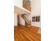 Bright entryway with hardwood floors and staircase at 818 S Terry St # 85, Longmont, CO 80501