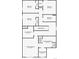 Floor plan showcasing bedrooms, bathrooms, and laundry room at 45780 Silverdrop Ave, Bennett, CO 80102