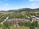 Aerial view of mountain community with resort-style amenities at 34 Highfield Trl # 203, Breckenridge, CO 80424