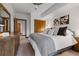 Large Primary bedroom with ample closet space and natural light at 34 Highfield Trl # 203, Breckenridge, CO 80424