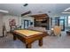 Relaxing game room featuring a pool table and comfortable seating at 1777 Larimer St # 808, Denver, CO 80202