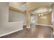 Dining room with hardwood floors, high ceilings, and natural light at 4037 S Odessa Cir, Aurora, CO 80013