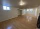 Large finished basement, with hardwood floors and closets at 1453 Chester St, Aurora, CO 80010