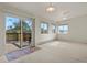 Bonus room with sliding glass door to deck and scenic views at 28730 Mountain View Rd, Conifer, CO 80433
