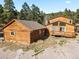 Two-story home with detached garage, nestled in trees at 28730 Mountain View Rd, Conifer, CO 80433