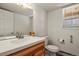 Clean bathroom with updated vanity and fixtures at 28730 Mountain View Rd, Conifer, CO 80433