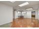 Spacious workshop, wood floors and ample storage and workbench at 28730 Mountain View Rd, Conifer, CO 80433