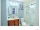 Bathroom with a large shower and updated vanity at 11761 E Canal Dr, Aurora, CO 80011