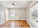 Well-lit bedroom with hardwood floors and a ceiling fan at 4481 Wolff St, Denver, CO 80212