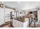 Open concept kitchen features a large island, stainless steel appliances, and ample counter space at 944 Mcmurdo Cir, Castle Rock, CO 80108