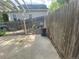Fenced backyard with patio and pergola at 4856 S Argonne St, Aurora, CO 80015