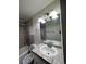 Clean bathroom with tiled flooring and a vanity sink at 2721 S Salida Way, Aurora, CO 80013