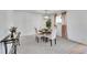 Dining room with four-chair table and light fixture at 7131 Clay St, Westminster, CO 80030