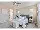 Main bedroom with ensuite bathroom and walk-in closet at 711 N Waterloo Ct, Aurora, CO 80018