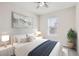 Bedroom with neutral decor and a ceiling fan at 711 N Waterloo Ct, Aurora, CO 80018