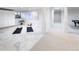 Basement yoga/exercise area with marble flooring at 385 Baxter Farm Ln, Erie, CO 80516