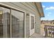 Exterior view showing private entrance and deck at 2103 Coronado N. Pkwy # D, Denver, CO 80229