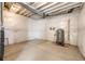 Unfinished basement with mechanicals and storage area at 37057 Still Rock Pt, Elizabeth, CO 80107