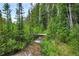 Peaceful creek running through lush greenery at 133 Adams Way, Breckenridge, CO 80424