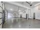 Spacious garage with overhead storage and extra space at 133 Adams Way, Breckenridge, CO 80424