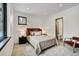 Cozy bedroom featuring a queen-size bed and en-suite bathroom at 72 Dyer Trl, Breckenridge, CO 80424