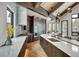 Modern kitchen with sleek cabinetry, quartz countertops, and a large island at 72 Dyer Trl, Breckenridge, CO 80424
