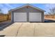 Spacious two-car detached garage with new doors at 1059 S Saulsbury St, Lakewood, CO 80226