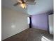 Spacious bedroom with ceiling fan and carpet flooring at 15503 E Princeton Ave, Aurora, CO 80013