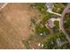 House and yard are visible from above. Landscaped area surrounds home at 5861 E Valley Hi Dr, Parker, CO 80138