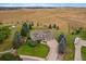 Aerial view showcasing house and expansive lot at 5861 E Valley Hi Dr, Parker, CO 80138