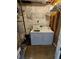Laundry room with washer, dryer, and shelving at 2855 Rock Creek Cir # 158, Superior, CO 80027
