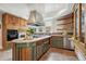 Rustic kitchen with unique cabinetry and large island at 1843 Spruce St, Boulder, CO 80302