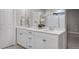 Double vanity bathroom with a large walk-in shower at 23890 E Minnow Dr, Aurora, CO 80016