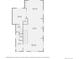 Main floor plan showcasing a living room, kitchen, and two bathrooms at 3212 S Dahlia St, Denver, CO 80222
