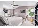 Bright bedroom with vaulted ceilings, and plenty of natural light at 1324 Shadow Mountain Dr, Highlands Ranch, CO 80126