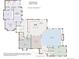 Main level floorplan showcasing living spaces and primary suite at 1420 Sierra Dr, Boulder, CO 80302