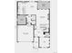 Main floor plan showing kitchen, living room, and garage at 9359 Russell Cir, Arvada, CO 80007