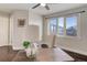 Home office features a large window and comfortable chair at 2311 Decatur St, Denver, CO 80211